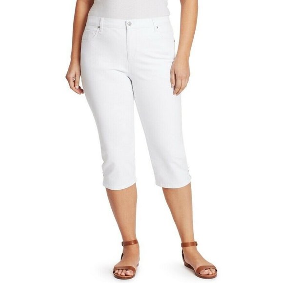 Women's Capris Gloria Vanderbilt Amanda Denim size 24W NEW - Picture 1 of 5